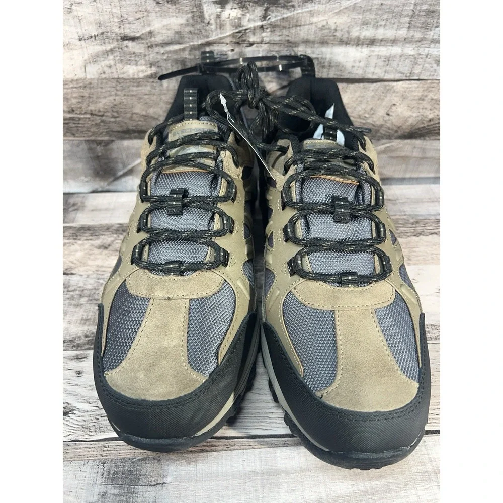 Skechers‎ Men's Waterproof Hiking Shoes Camping Brown Size 13